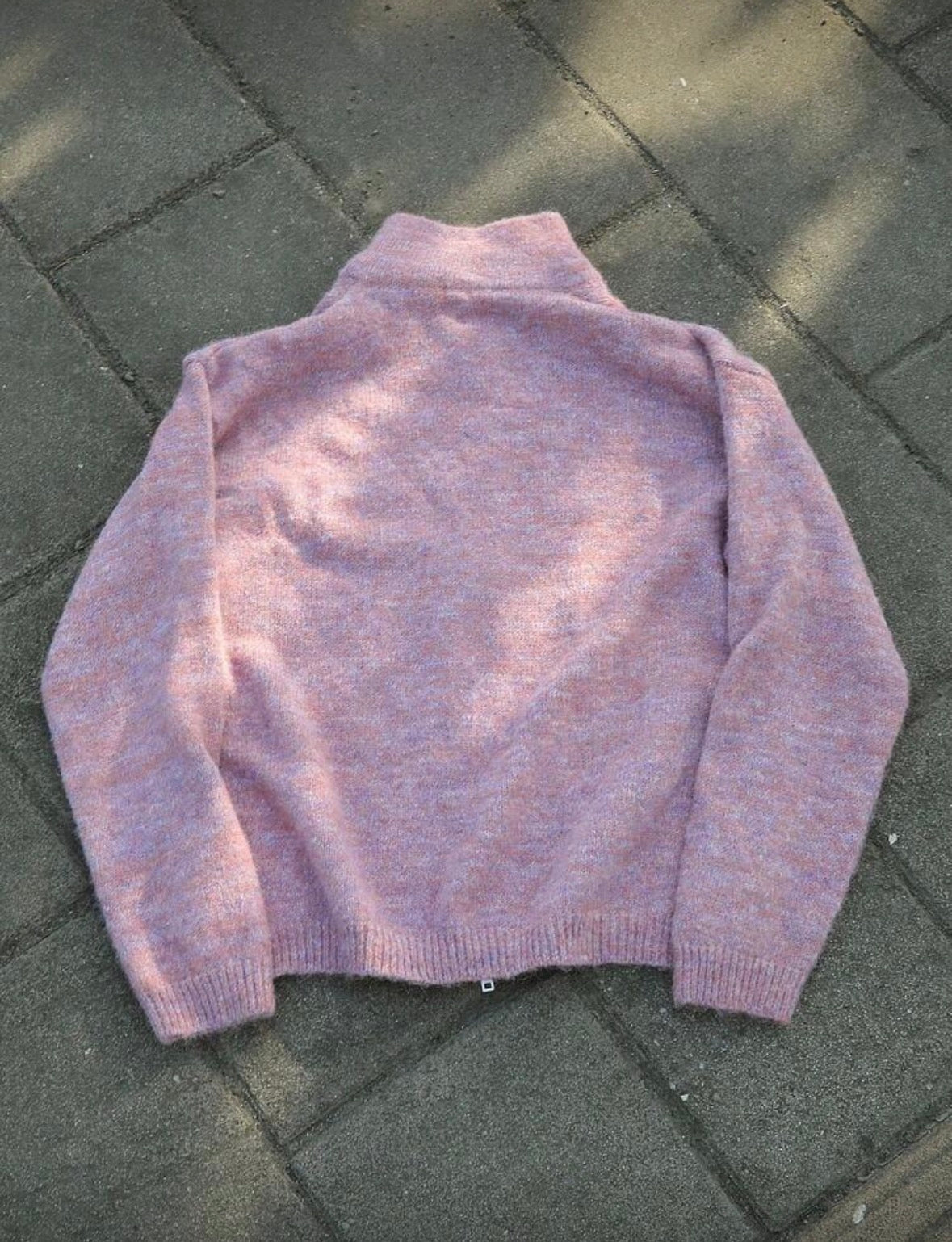 Pink Zip Sweater